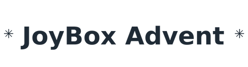 Joy Box Advent